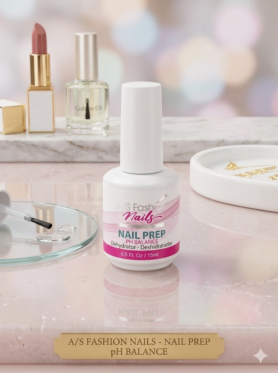 Nail Prep pH Balance As-Fashion Nails Deshidratado 15 ml.