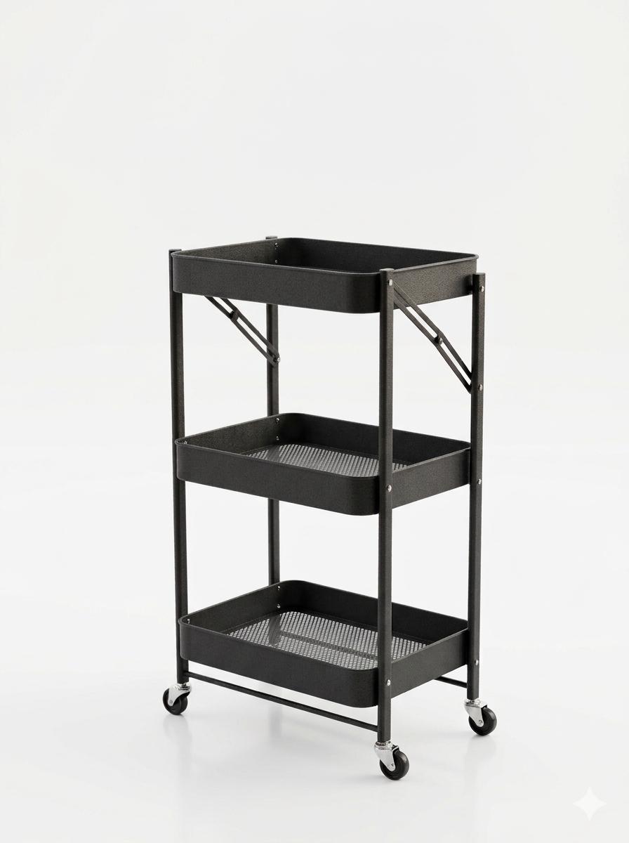 Carrito Organizador plegable con ruedas.