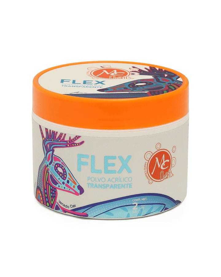 POLVO ACRILICO FLEX CLEAR MC NAILS