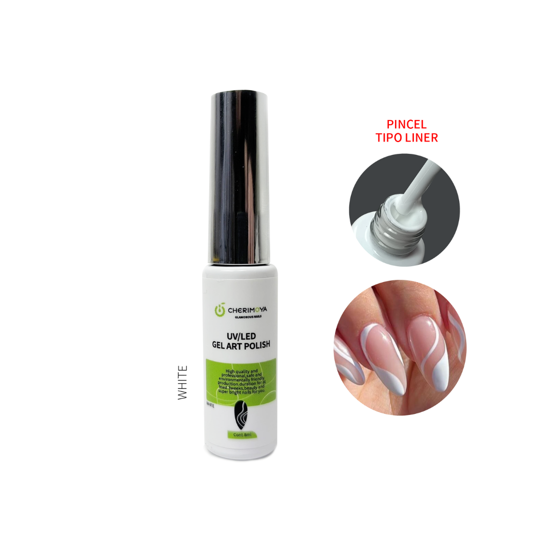 Gel Art Polish UV/LED Cherimoya Blanco 8ml