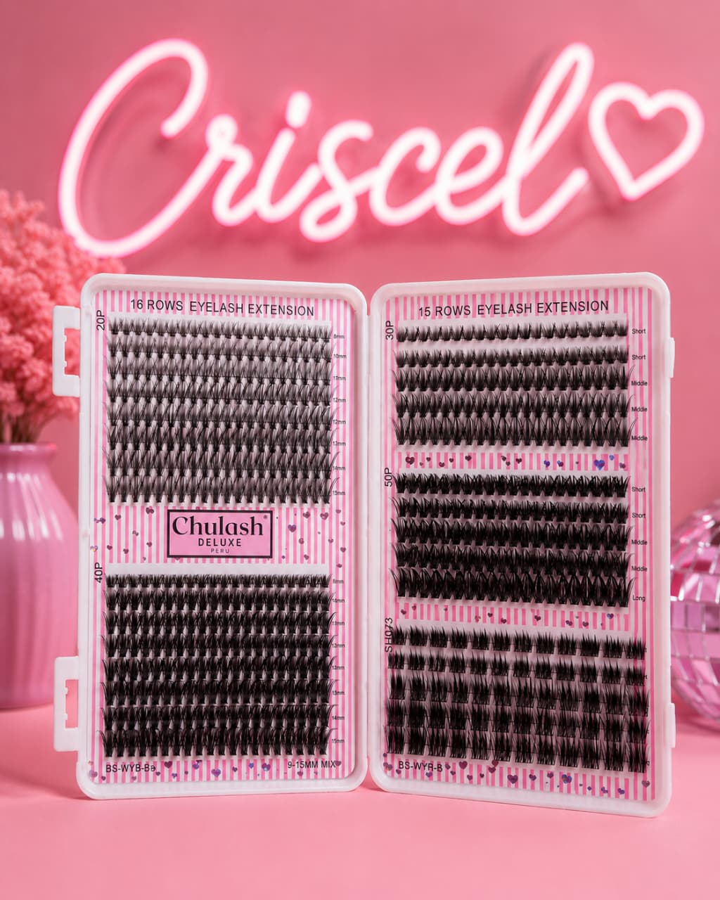 LIBRO DE EXTENSIONES DE PESTAÑAS EN LA MARCA CHULASH DELUX