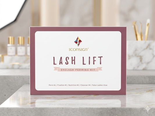 Kit lifting (perm#1/ fixation#2/nutrition#3/cleanser#4/false lashes glue )