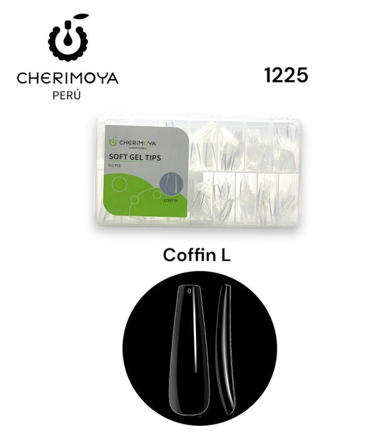 Tips soft gel coffin- cherimoya