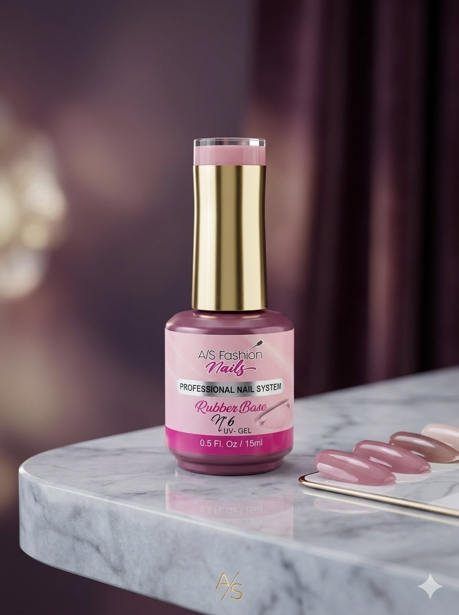 Base Rubber de la Marca As-Fashion Nails en el tono N 6
