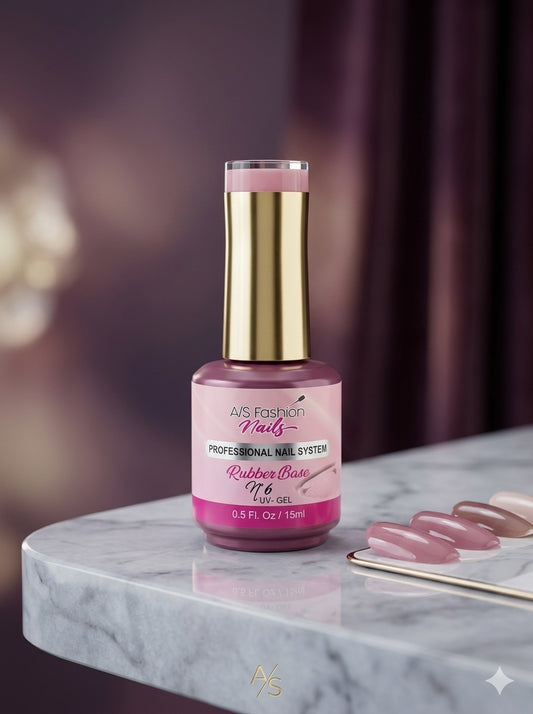 Base Rubber de la Marca As-Fashion Nails en el tono N 6