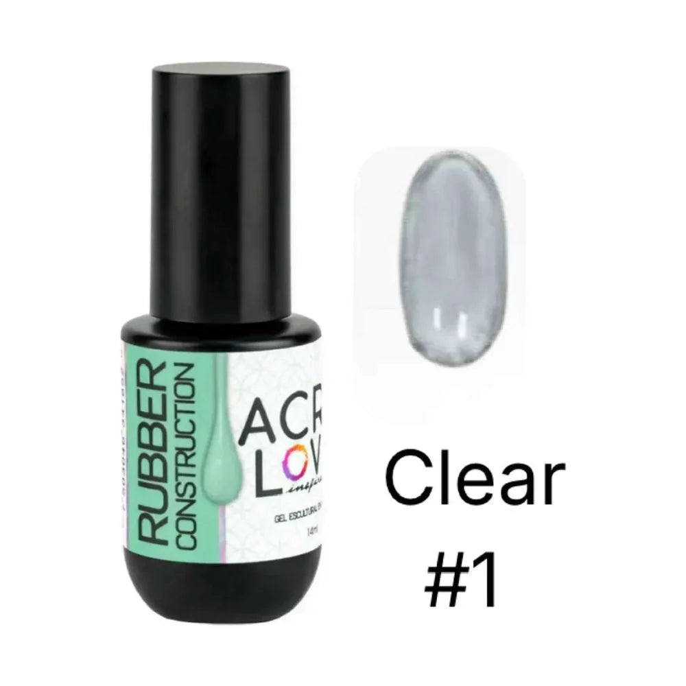 RUBBER CONSTRUCTION #1 CLEAR ACRYLOVE