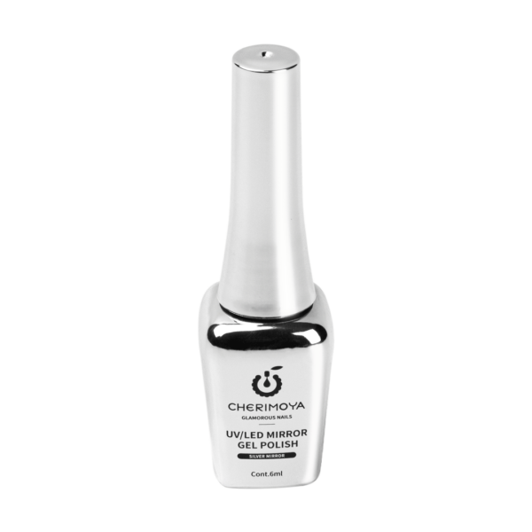 Cherimoya UV/LED Mirror Gel Polish Silver Mirror 6ml