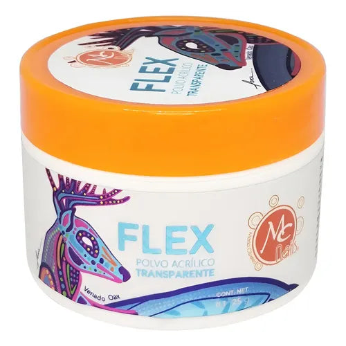 POLVO ACRILICO FLEX CLEAR MC NAILS