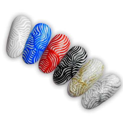 Set UV/LED Gel Art Polish Cherimoya x6