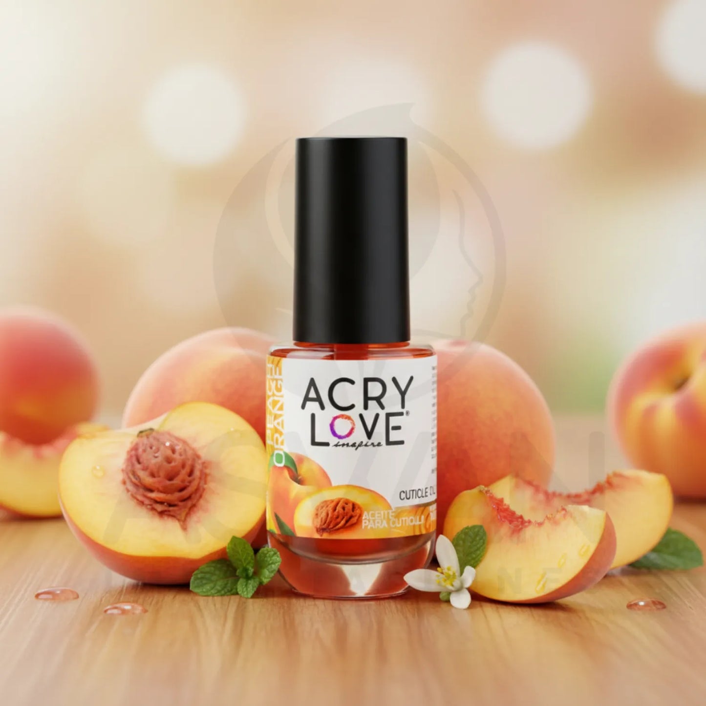 ACEITE DE CUTICULA PEACH ORANGE ACRYLOVE