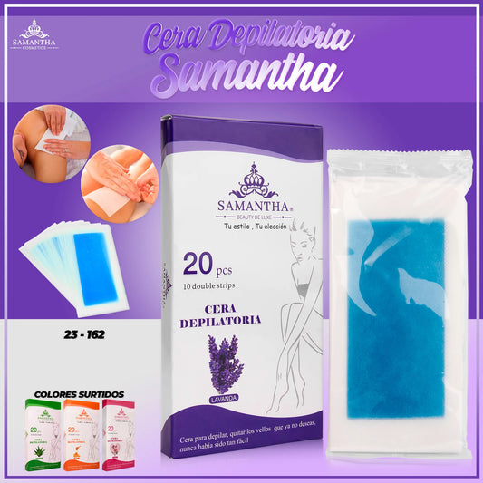 Banda Depilatoria Samantha 20 PIEZAS